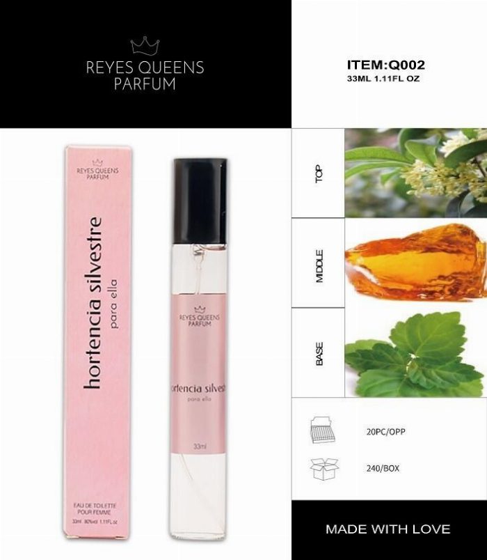 Perfume Eau de Toilette Hortencia Silvestre pour Femme 33ml