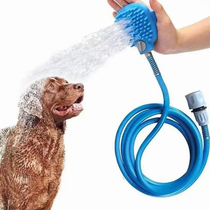 Mangueira para banho de animais de estimação