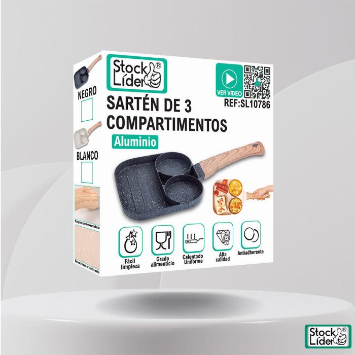 3 compartimento pan