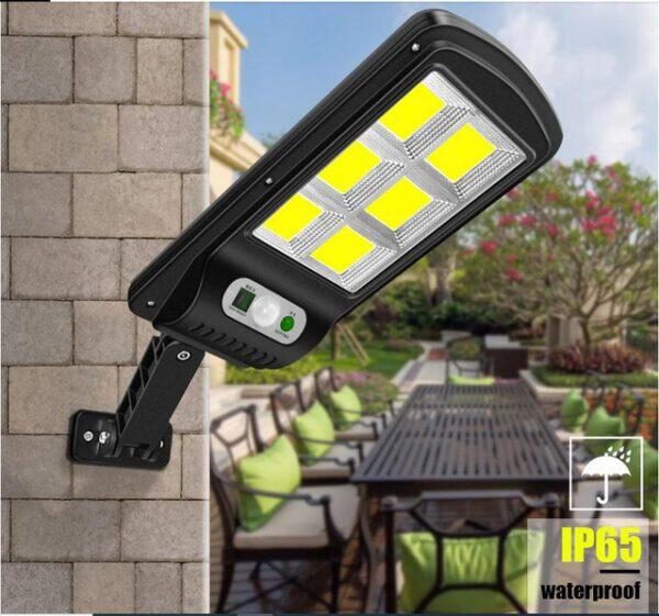 Luz solar com comando