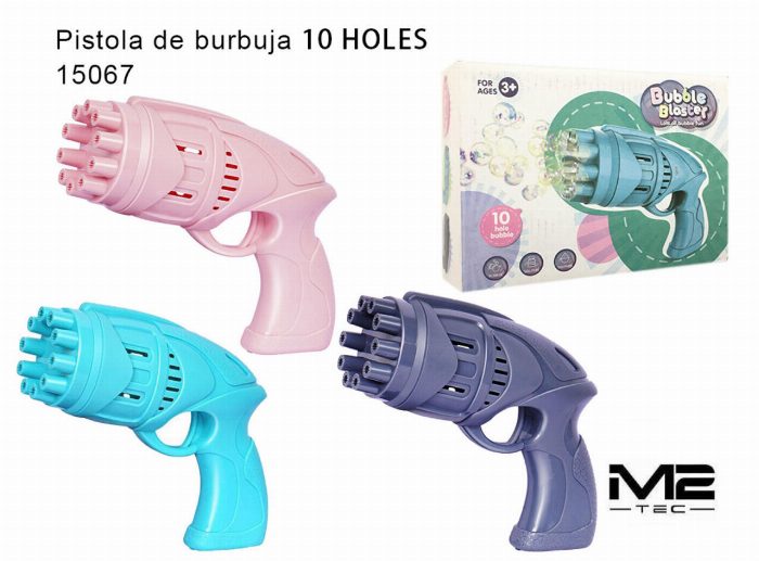 10 buracos Bubble Gun – Diversão automática de alto impacto