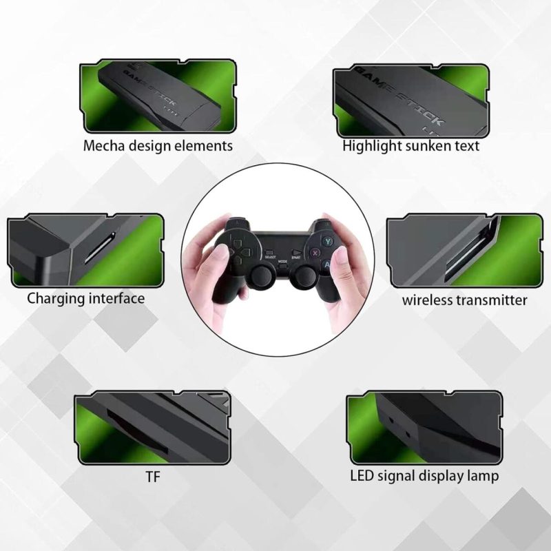 Console jogo 4k ultra hd jogo stick