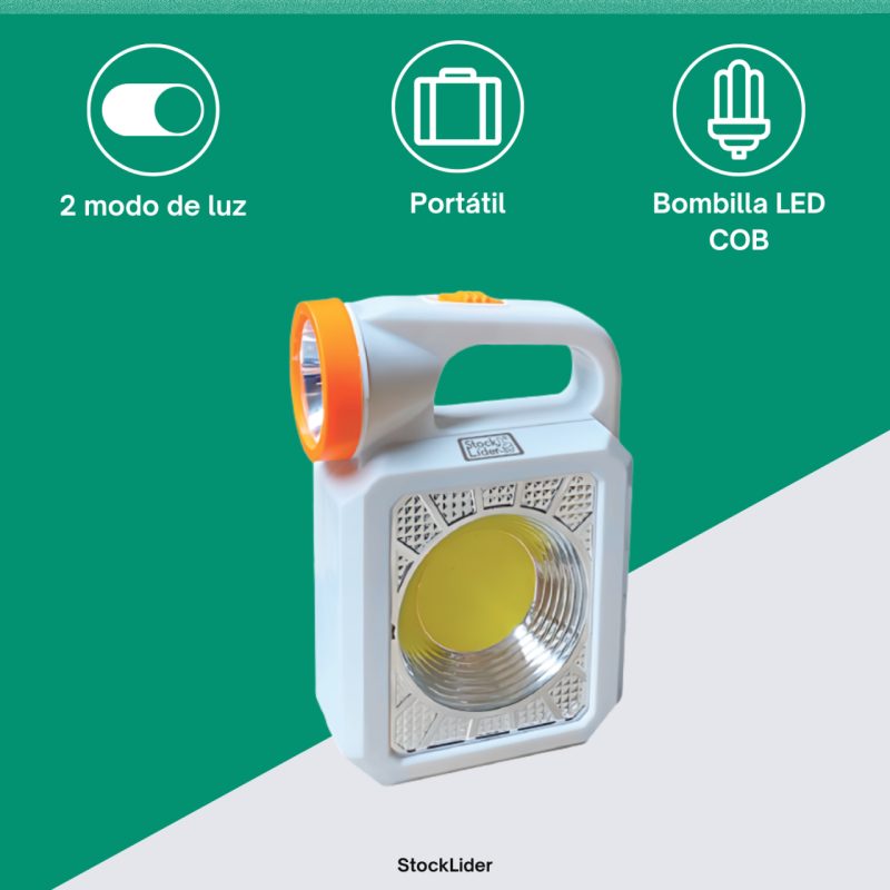 Candeeiro e lanterna LED