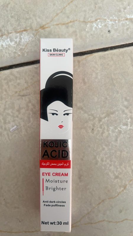 Creme para os olhos de ácido kojic