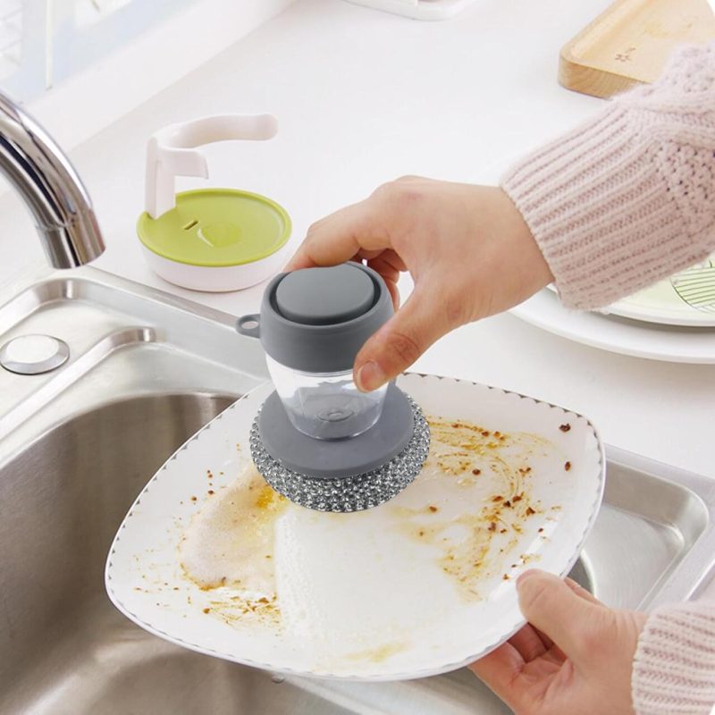 Esponja para Sarten com Dispensador