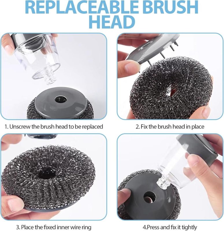 Esponja para Sarten com Dispensador