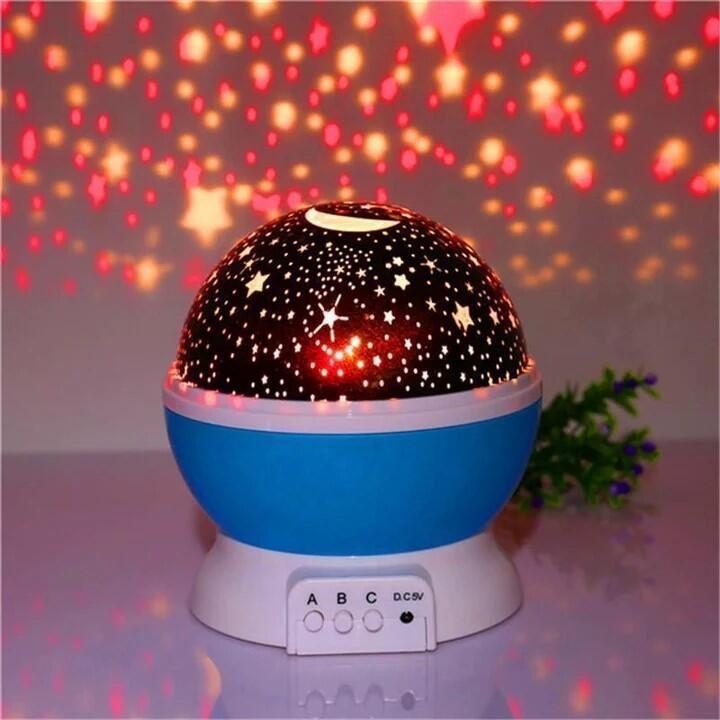 Projetor Rotativo de Estrelas e Luas