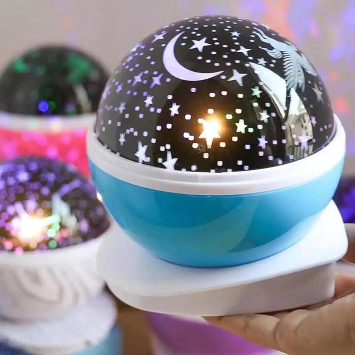 Projetor Rotativo de Estrelas e Luas