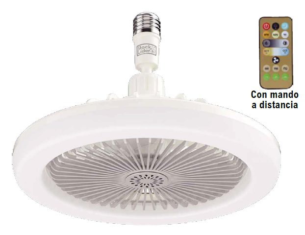 Lâmpada LED com ventilador