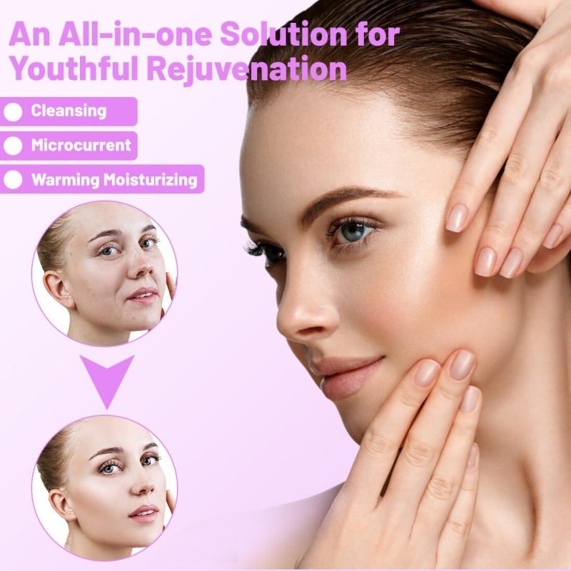 Levantamento de massageador facial anti-rugas