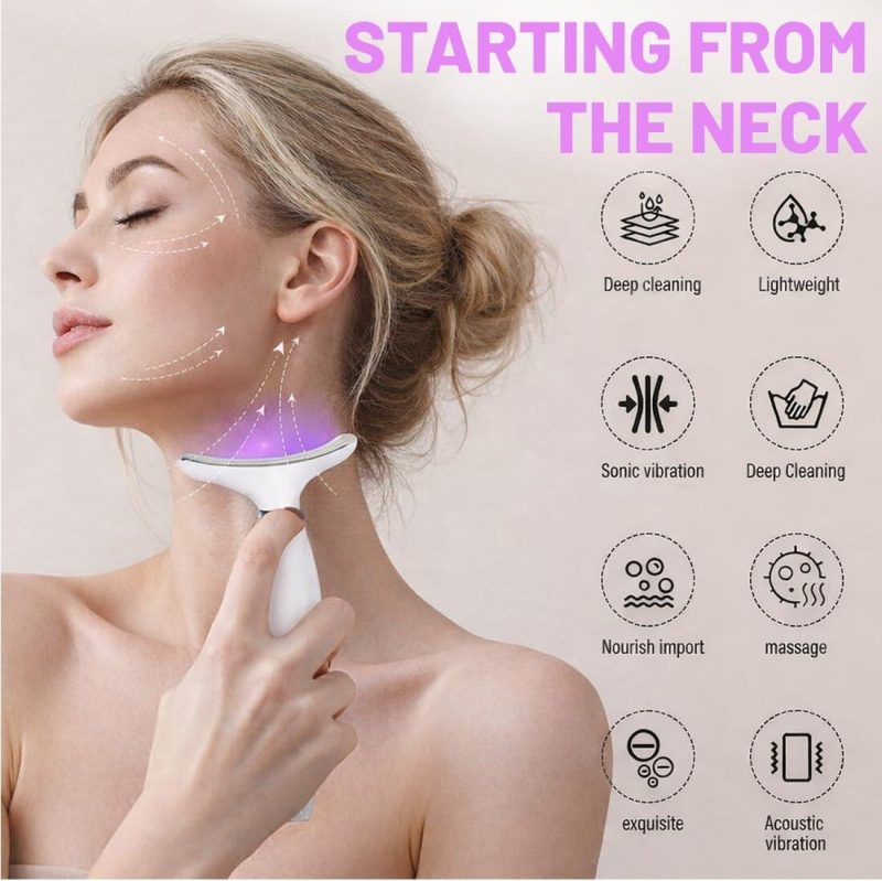Levantamento de massageador facial anti-rugas