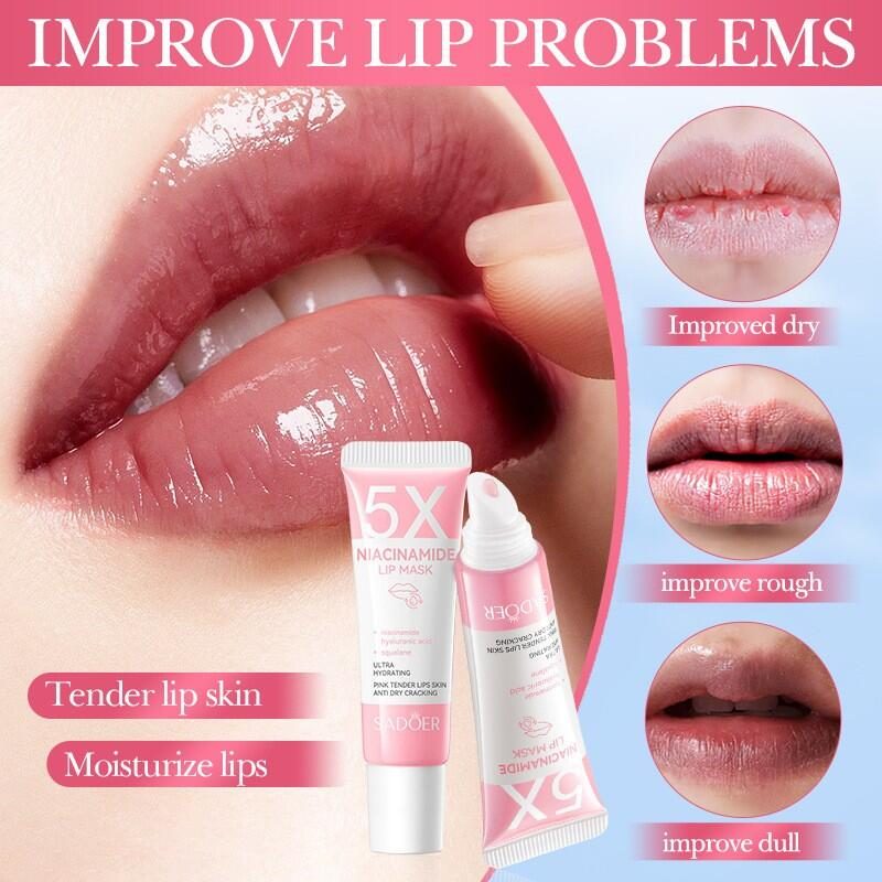 Máscara Labial Niacinamida + Ácido Hialurónico + Esqualano – 10g