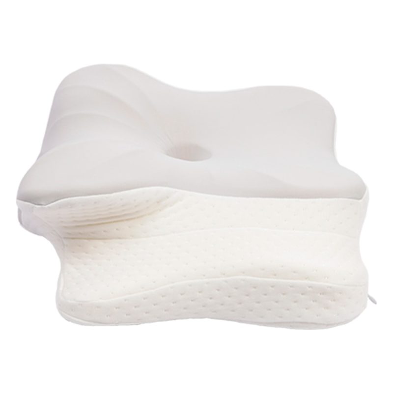 Travesseiro cervical viscoelástico ergonómico 57x36x12 cm, borboleta, pescoço e ombro, caso lavável, antisnorves