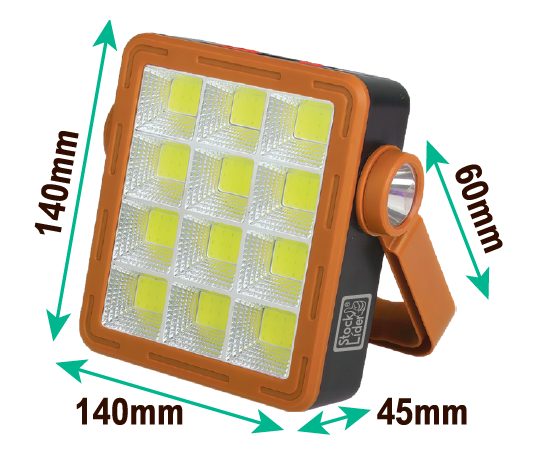 Lâmpada solar multifunções