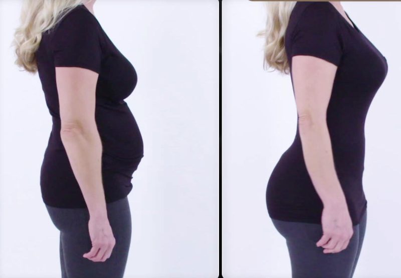 Cinta com efeito reductor e modelador push up