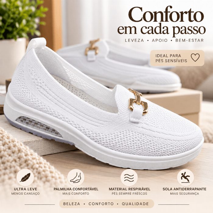 Sapatilha de Senhora em Malha Respirável